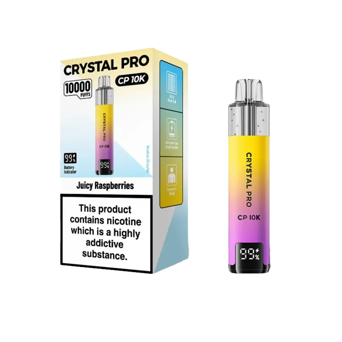 Crystal Pro CP 10K Prefilled Pod Vape Kit