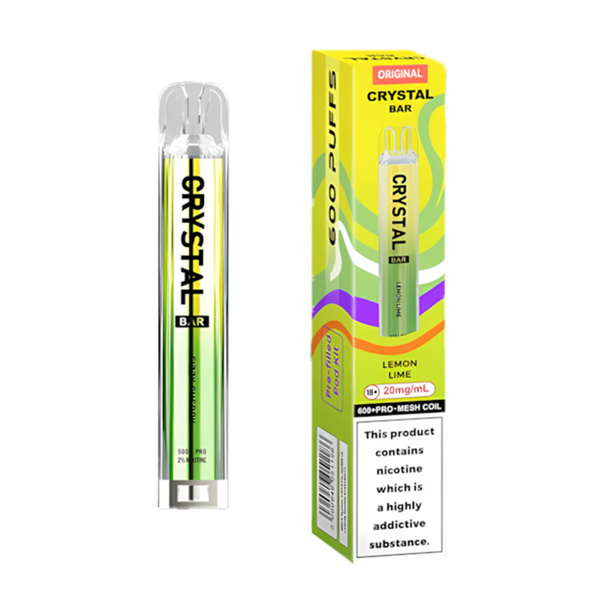 Crystal Bar Original 600 Pod Kit