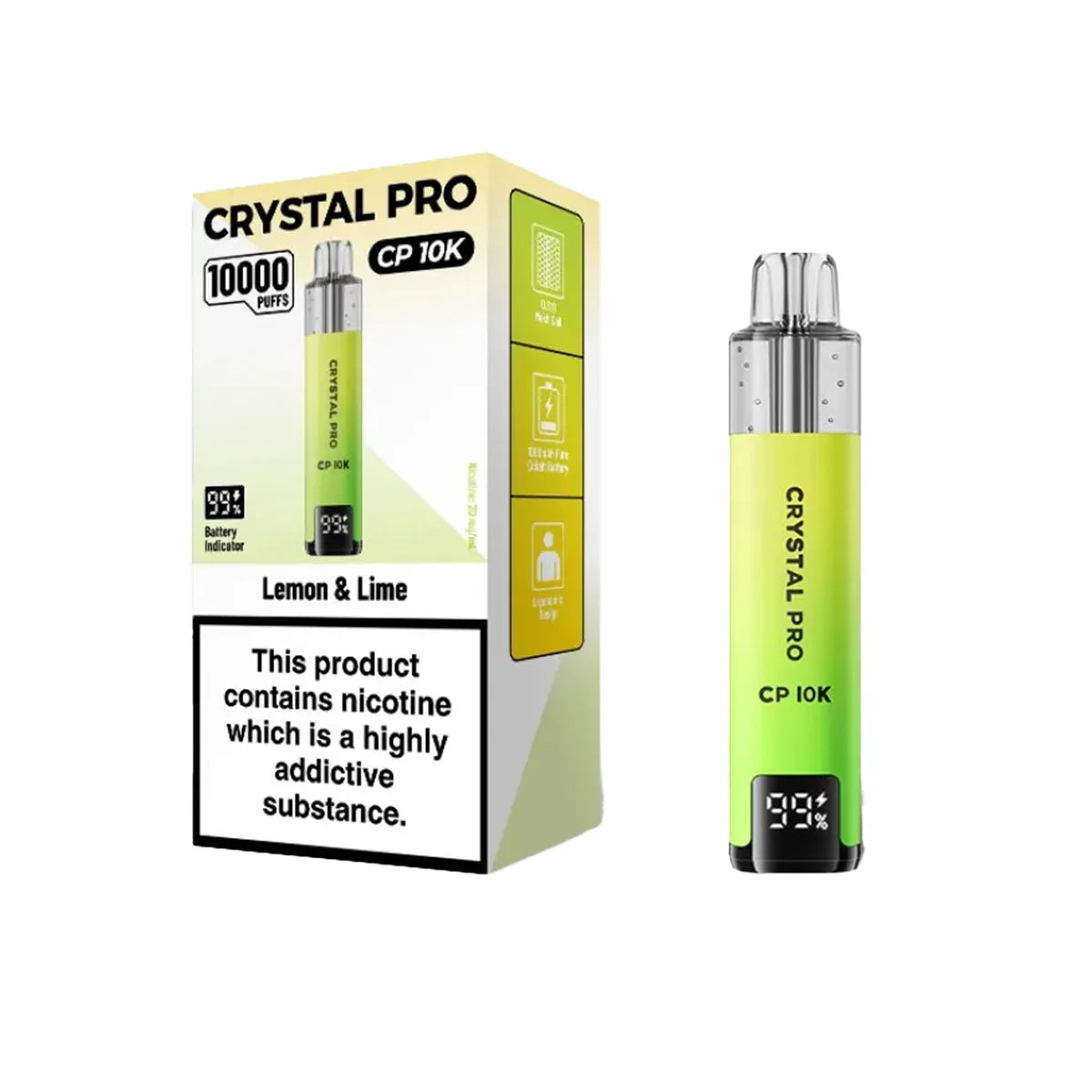 Crystal Pro CP 10K Prefilled Pod Vape Kit