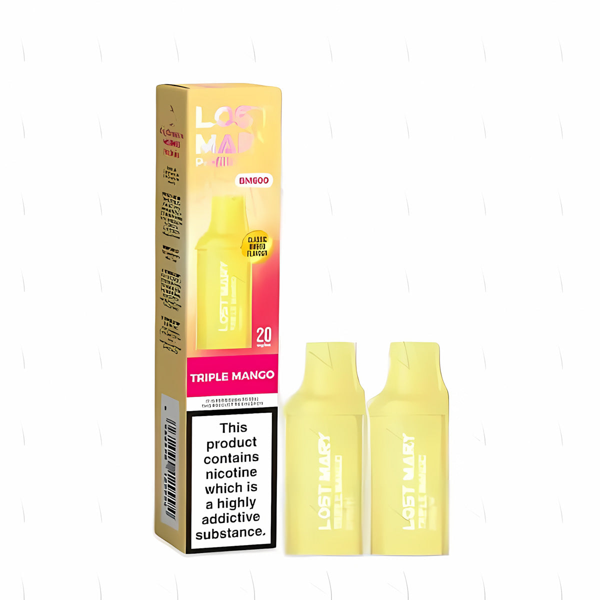 Lost Mary BM600 Prefilled Pod , Triple Mango  Flavour, Vape Wave UK 