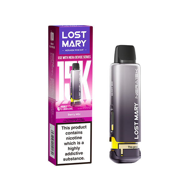 Lost Mary Nera 15,000 Prefilled Pods, Berry Mix Flavour, Vape Wave UK