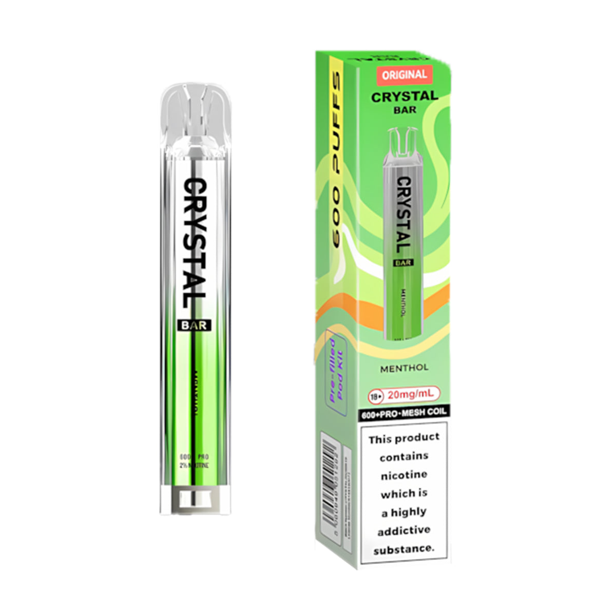 Crystal Bar Original 600 Pod Kit