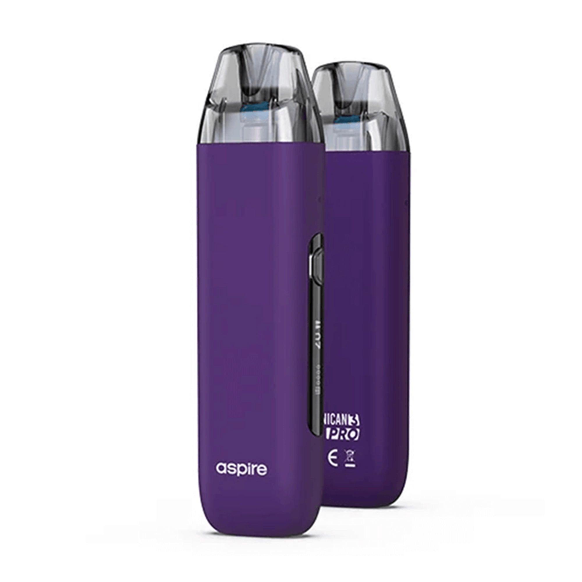 Minican Pro 3 Pod Vape Kit By Aspire, Dark Purple , Vape Wave UK