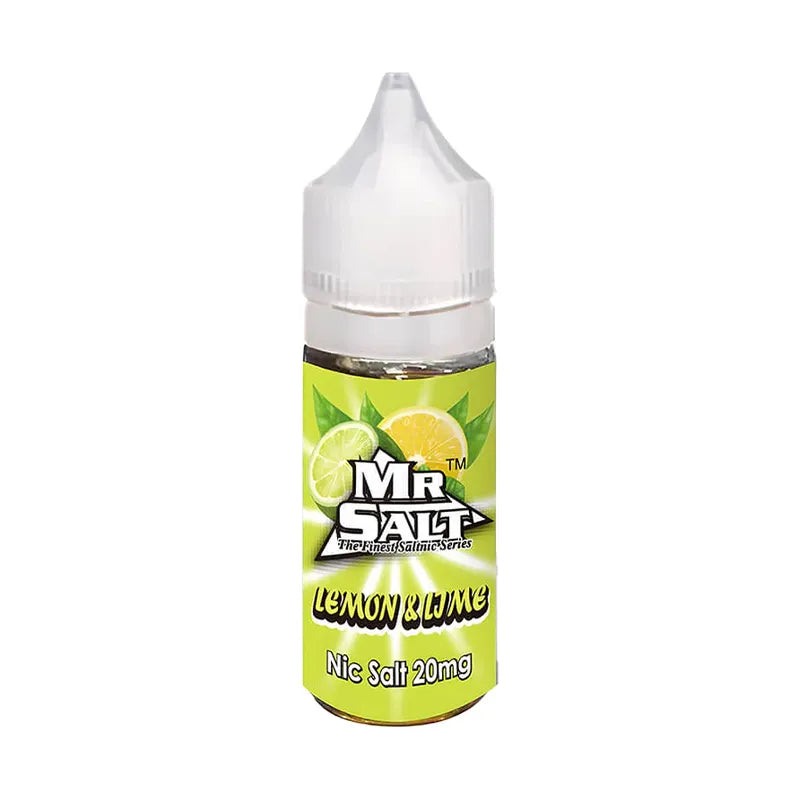 Mr Salt Saltnic 10ml E Liquid, Lemon And Lime Flavour, Vape Wave UK 