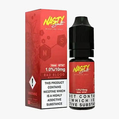 Nasty Juice Nic Salt 10ml E Liquid, Bad Blood  Flavour, Vape Wave UK