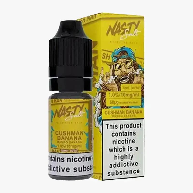 Nasty Juice Nic Salt 10ml E Liquid, Cushman Banana  Flavour, Vape Wave UK