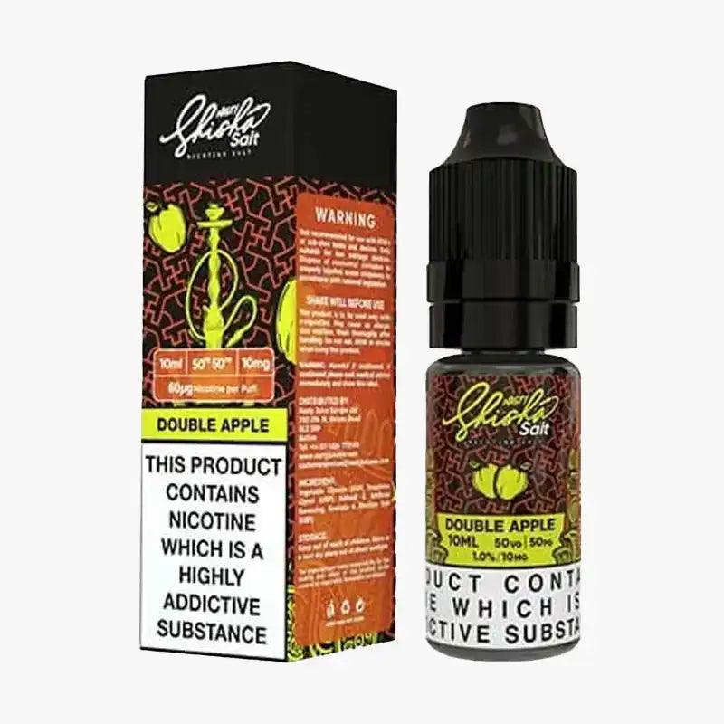 Nasty Juice Nic Salt 10ml E Liquid, Shisha Dpuble Apple  Flavour, Vape Wave UK