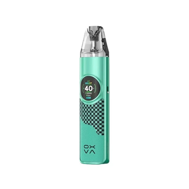 Oxva NeXlim Pod Vape Kit  1500MAh, Chequered Green  Colour, Vape Wave UK