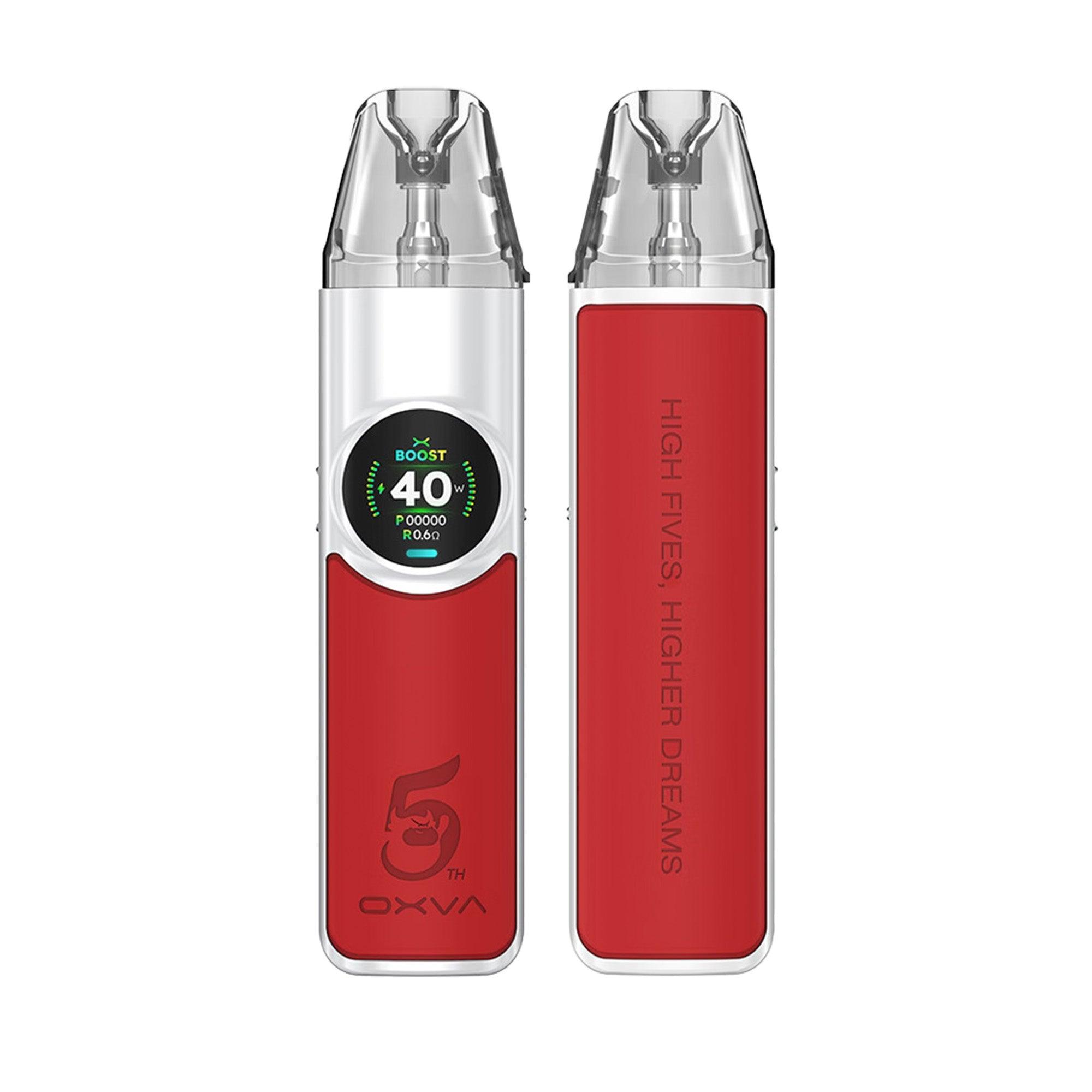 Oxva NeXlim Pod Vape Kit  1500MAh, Glory Red Colour, Vape Wave UK