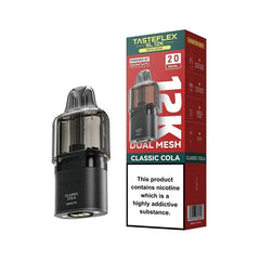 Oxva Tasteflex SL 12K Pods Dual Mesh, Classic Cola Raspberry Flavour, Vape Wave UK