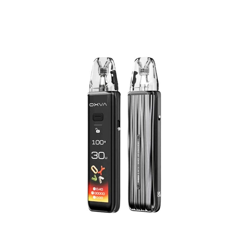 Oxva Xlim 3 Ultra 30W 1500mAh Pod Vape Kit, Metal Silver  Colour, Vape Wave UK