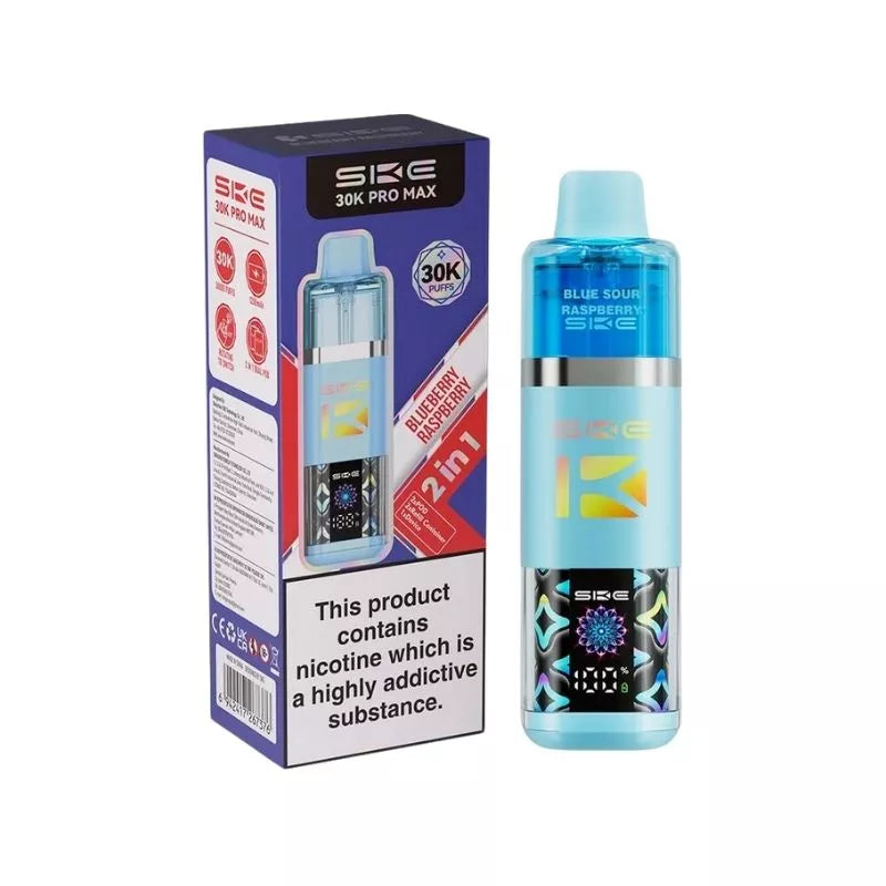 SKE 30K Pro Max Prefilled Pod Kit, Blueberry Raspberry  Flavour, Vape Wave UK