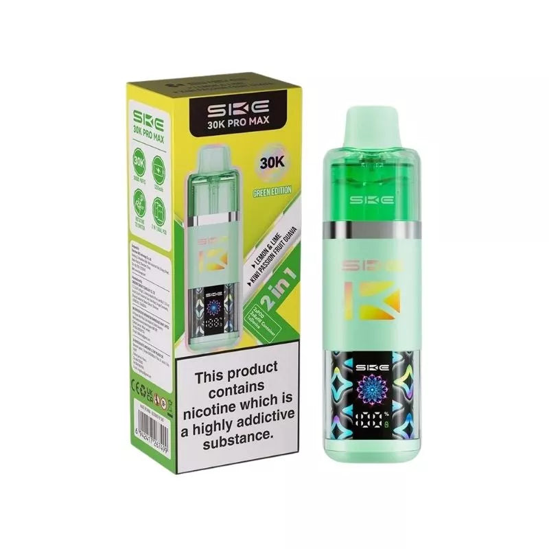 SKE 30K Pro Max Prefilled Pod Kit, Green  Edition Flavour, Vape Wave UK