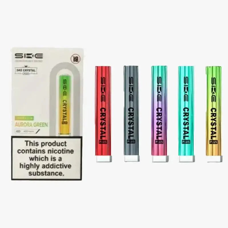 SKE Crystal Plus Battery  400MAH, Multi  Colours,Vape Wave UK