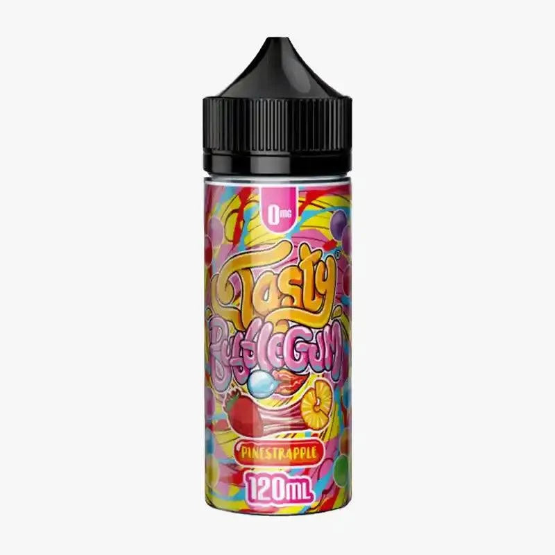 Tasty Bubblegum Series 120ml E Liquid, Pinestraple  Flavour, Vape Wave UK