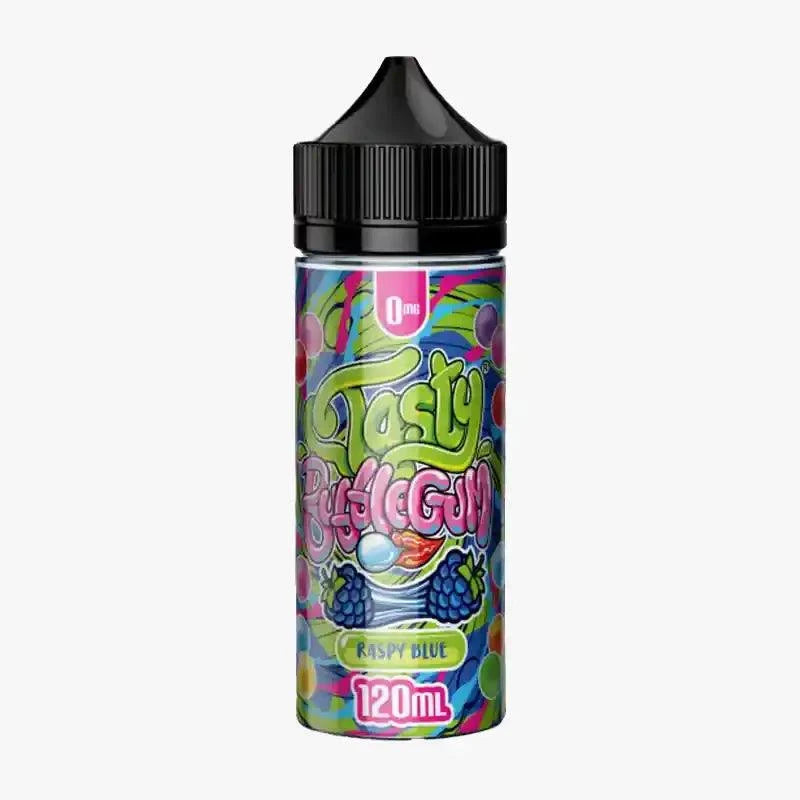 Tasty Bubblegum Series 120ml E Liquid, Raspy Blue  Flavour, Vape Wave UK