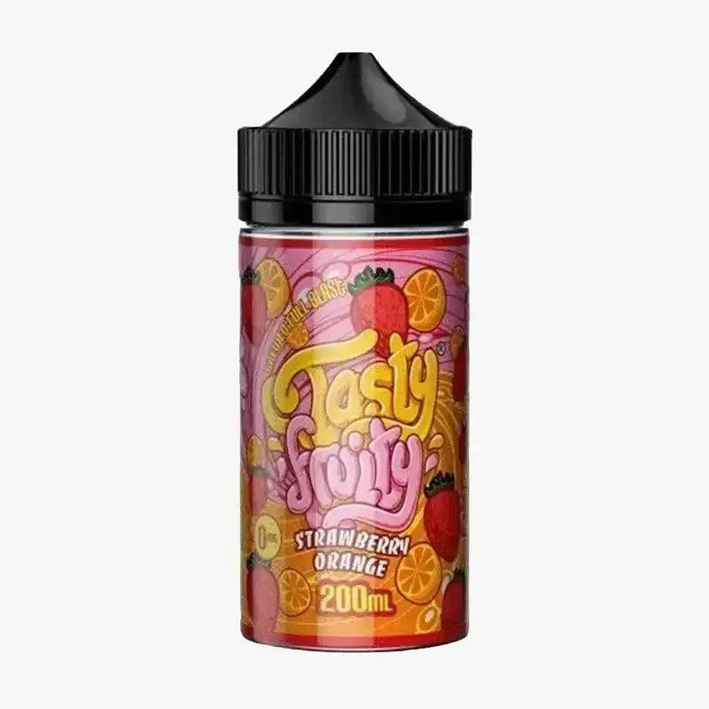 Tasty Fruity 200ml Shortfill E liquid, Strawberry Orange Flavour, Vape Wave UK