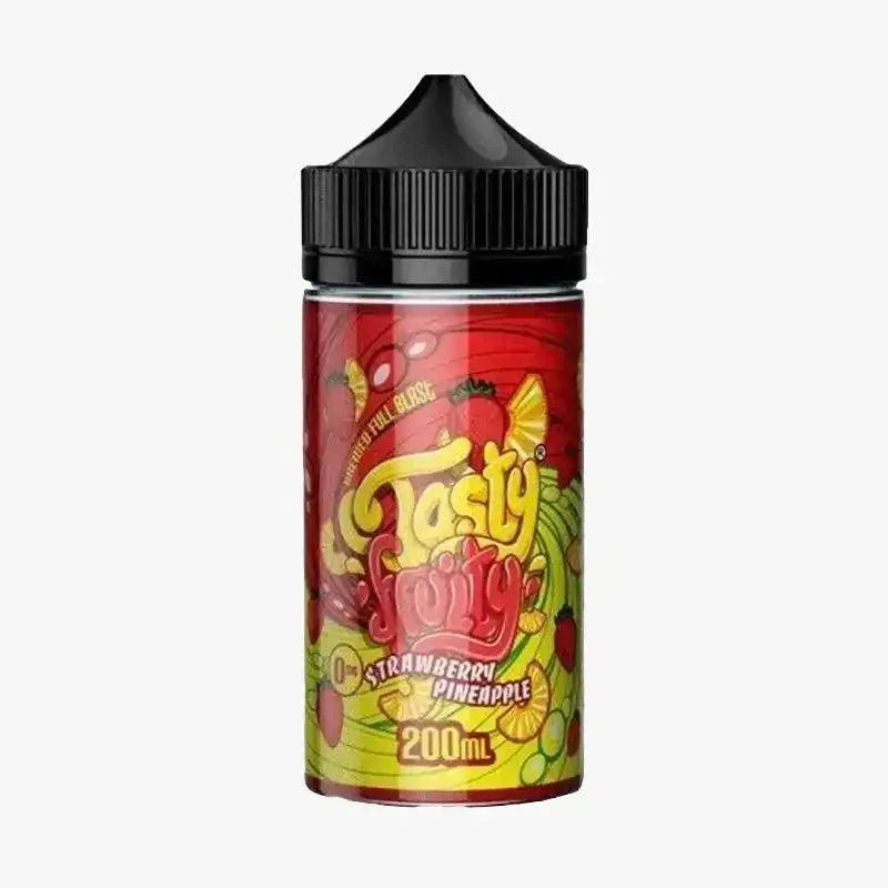 Tasty Fruity 200ml Shortfill E liquid, Strawberry Pineapple  Flavour, Vape Wave UK