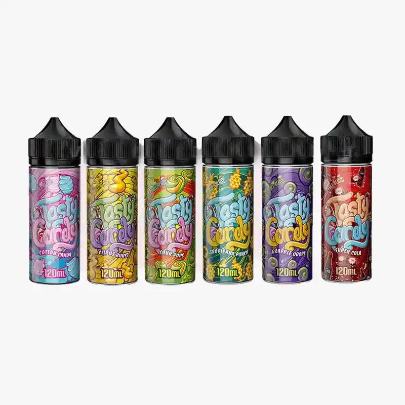 Tasty Fruity Candy E Liquid Series 120ml, Multi Flavours, Vape Wave UK