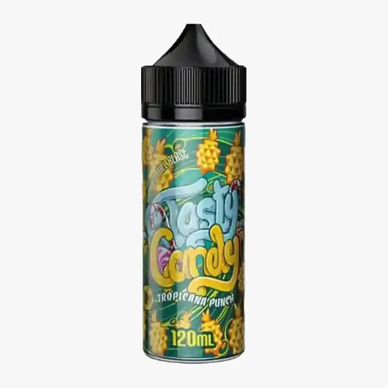 Tasty Fruity Candy E Liquid Series 120ml, Tropical Punch  Flavour, Vape Wave UK