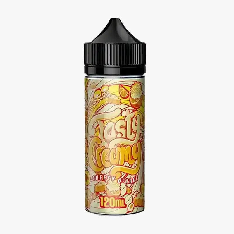 Tasty Fruity Creamy Series 120ml E Liquid, Cheesy O Rage Flavour, Vape Wave UK
