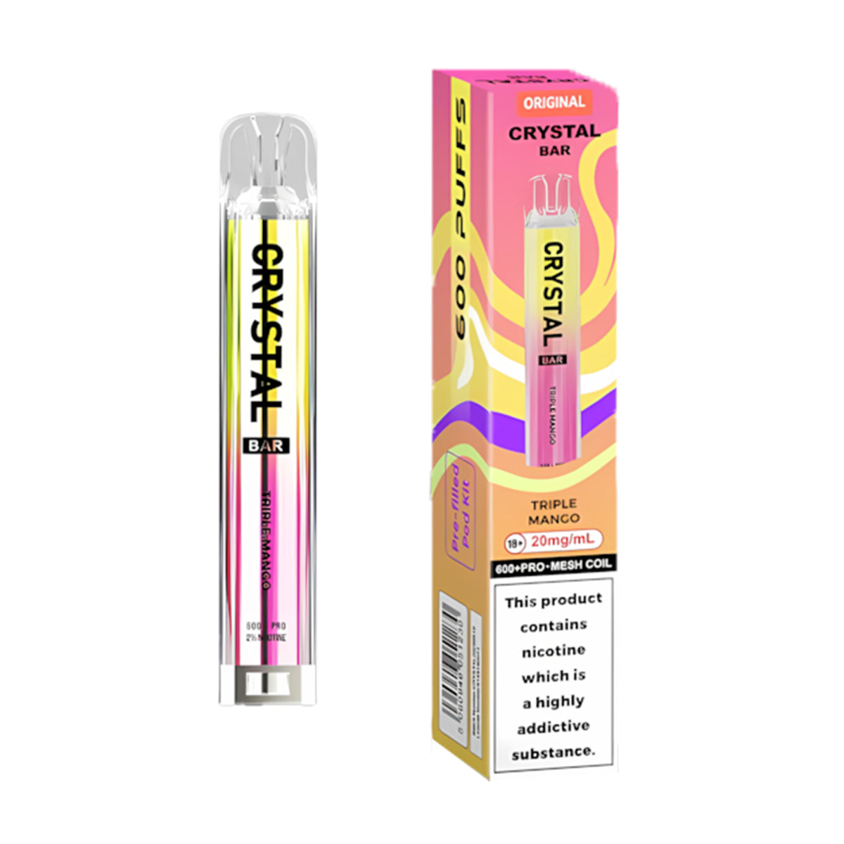 Crystal Bar Original 600 Pod Kit