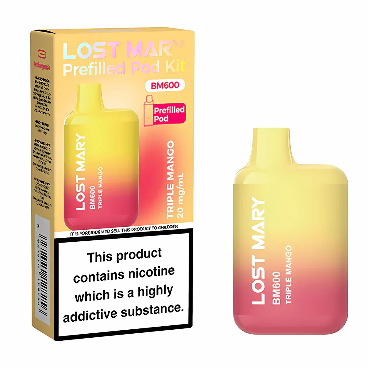 Lost Mary BM600 Prefilled Pod Vape Kit