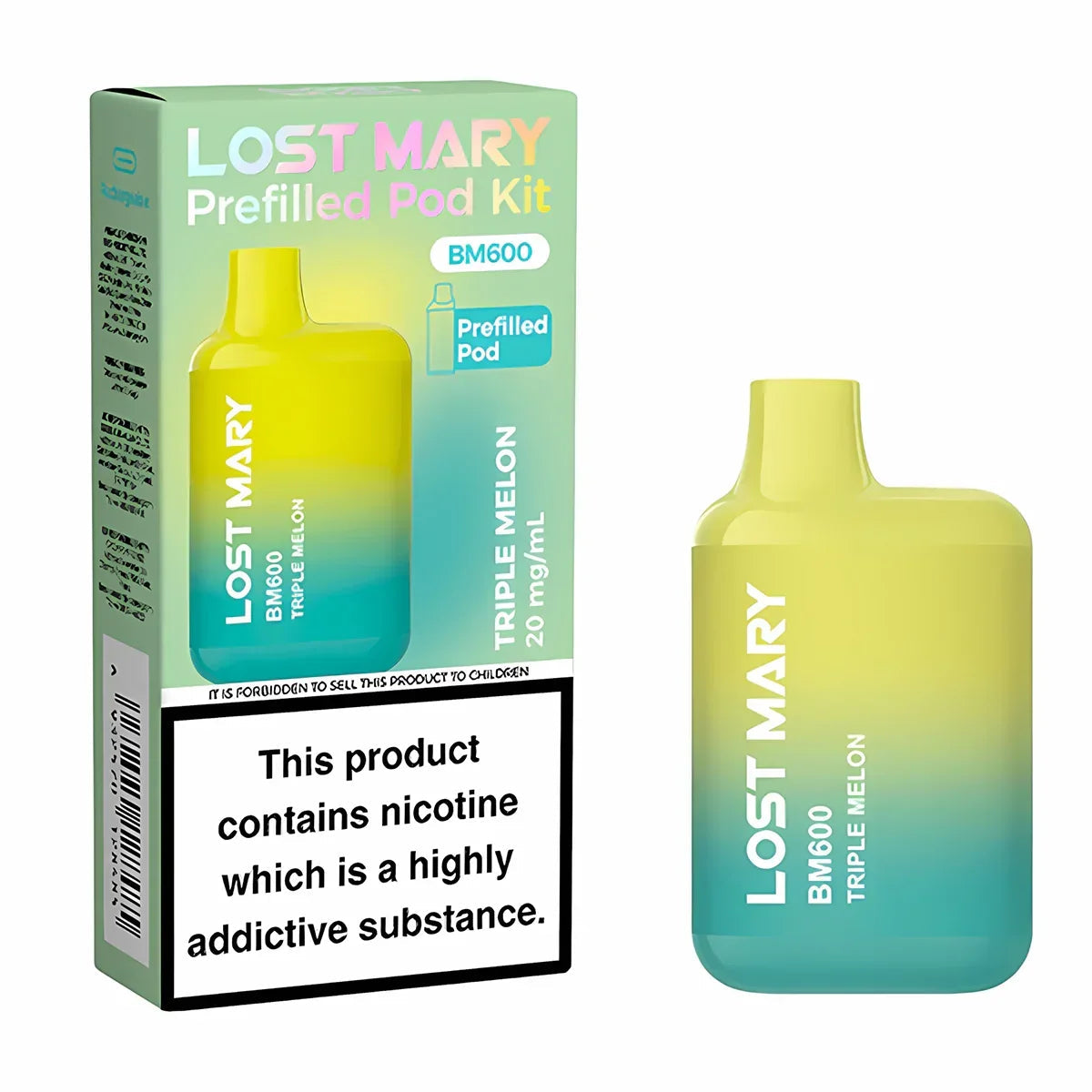 Lost Mary BM600 Prefilled Pod Vape Kit
