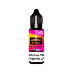 Vapes Bars Ghost Pink Orange Fizz Nic Salt, Pack Of 10, Vape Wave UK