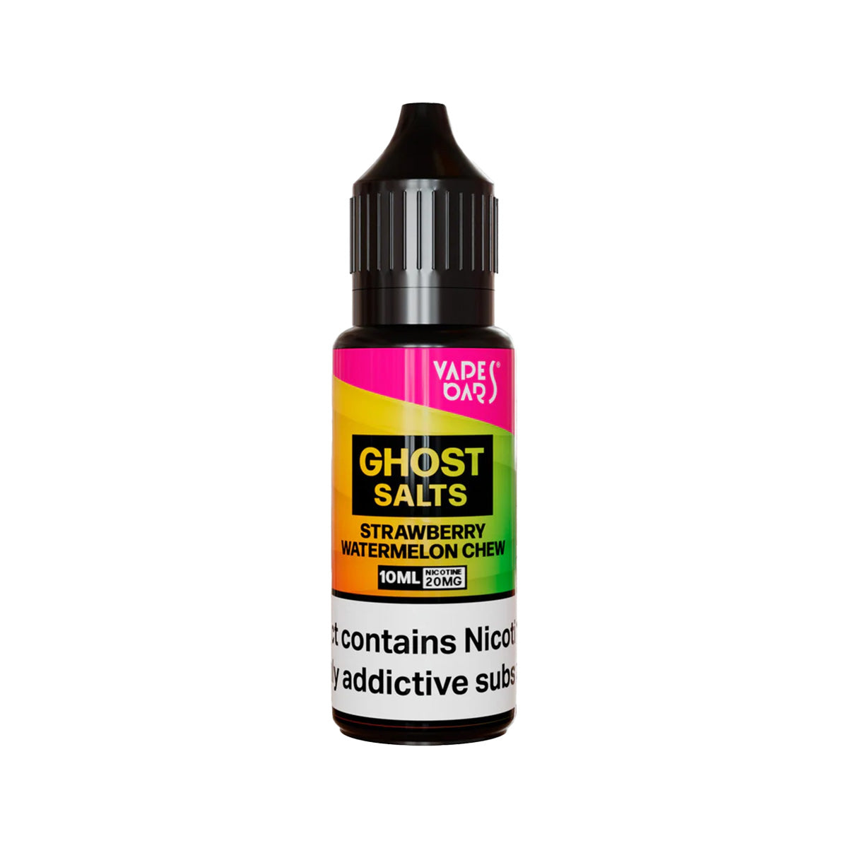Vapes Bars Ghost Strawberry Watermelon Chew Nic Salt, Pack Of 10, Vape Wave UK