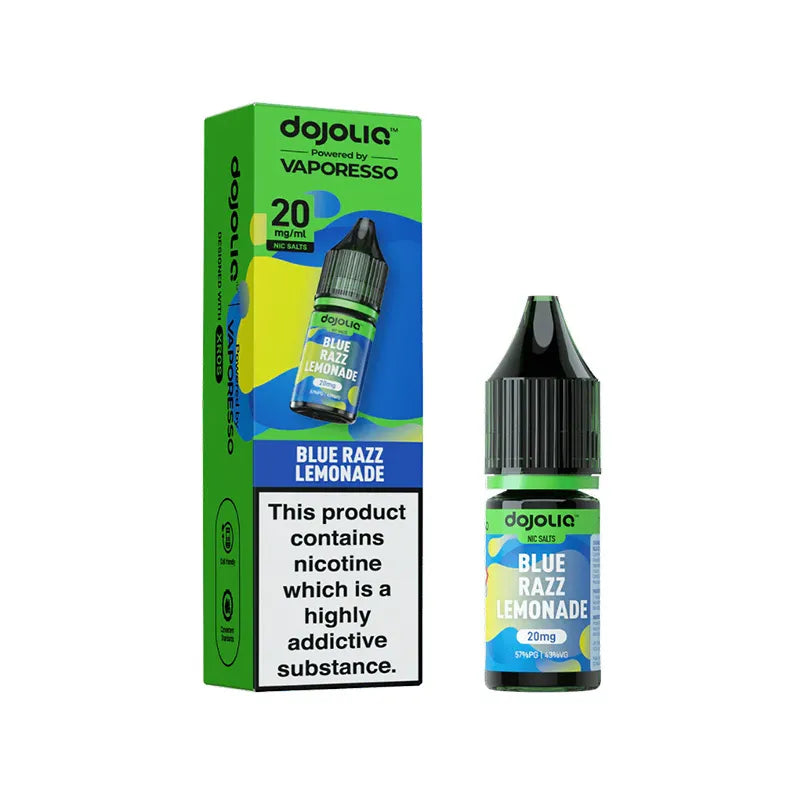 Vaporesso DojoLiq Blue Razz Lemonade Nic Salt, Pack Of 10, Vape Wave UK