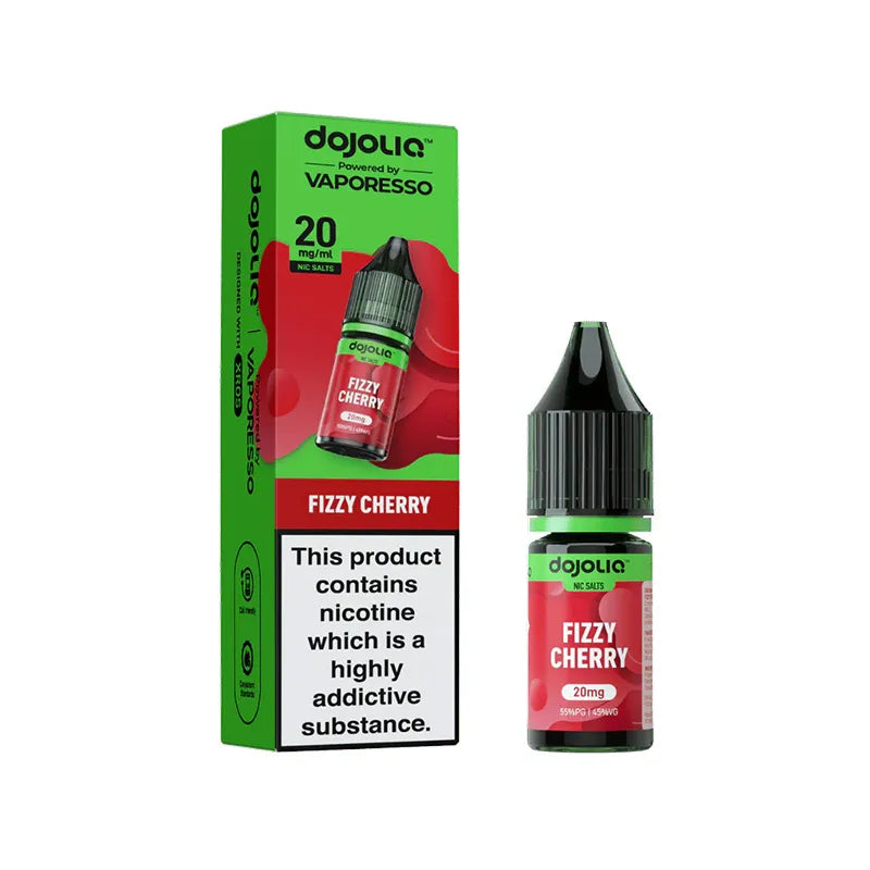 Vaporesso DojoLiq Fizzy Cherry Nic Salt, Pack Of 10, Vape Wave UK