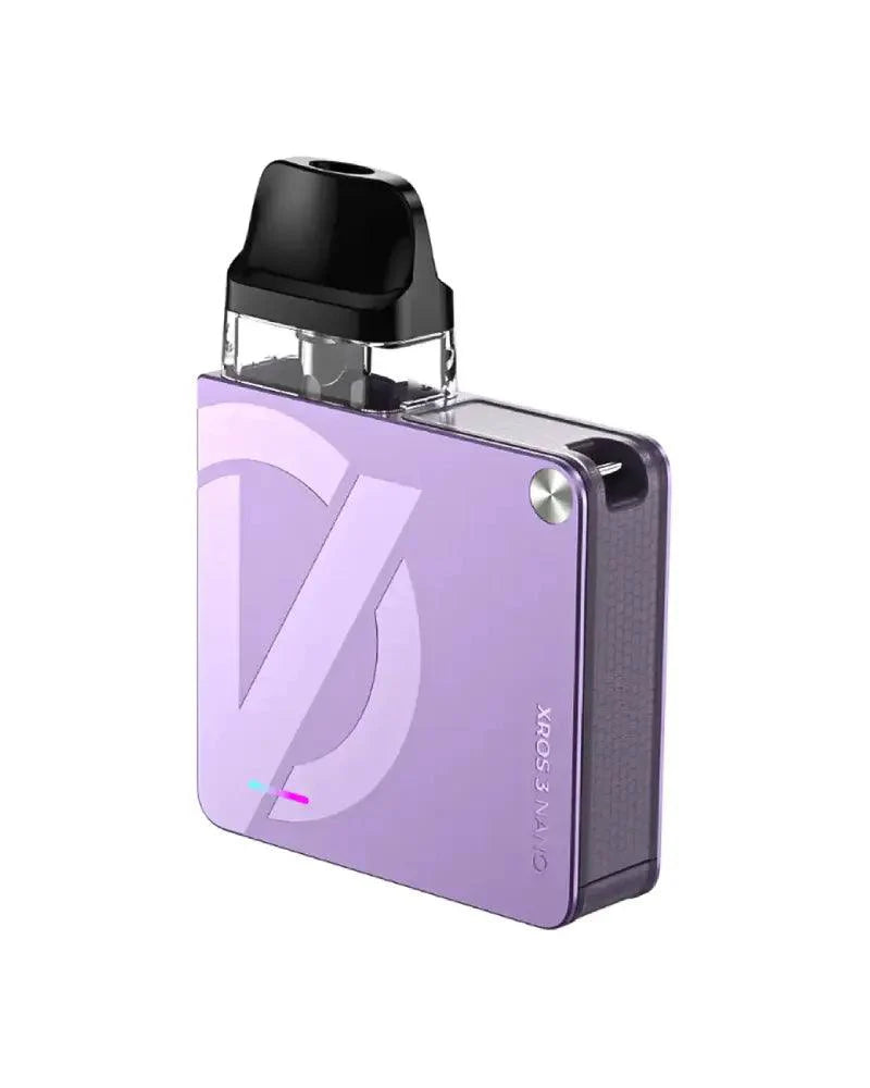 Vaporesso XROS 3 Nano Vape Kit Sleek And Flavourful, Lilac Purple Colour, Vape Wave UK