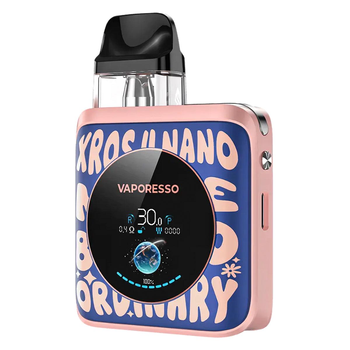 Vaporesso Xros 4 Nano Pod Kit  Long Lasting Battery, Word Pop Blue Colour, Vape Wave UK