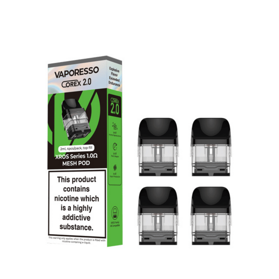 Vaporesso Xros Corex 2.0 Replacement Pods, 1.0 Ohm,  Vape Wave UK