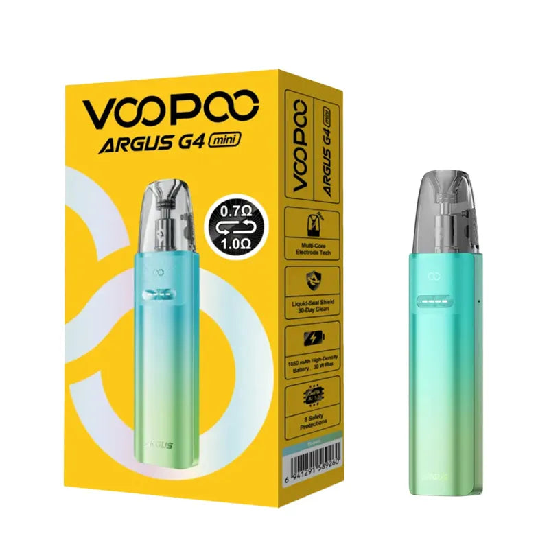 Voopoo Argus G4 Mini Pod Kit 1650MAh, Green Colour, Vape Wave UK