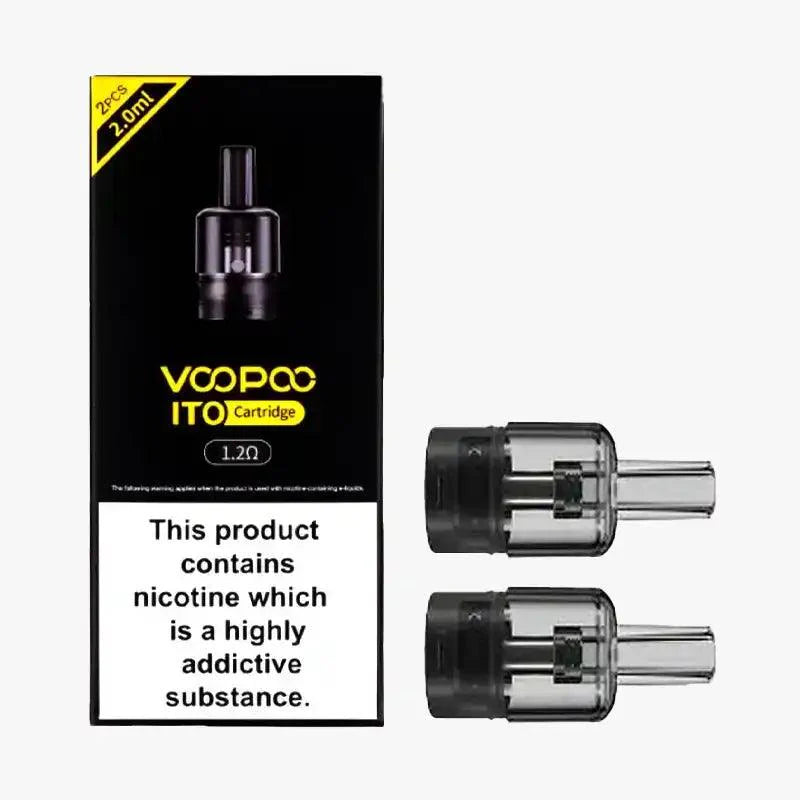 VOOPOO ITO Cartridges Replacement Pods, 1.2 Ohm,Vape Wave UK 