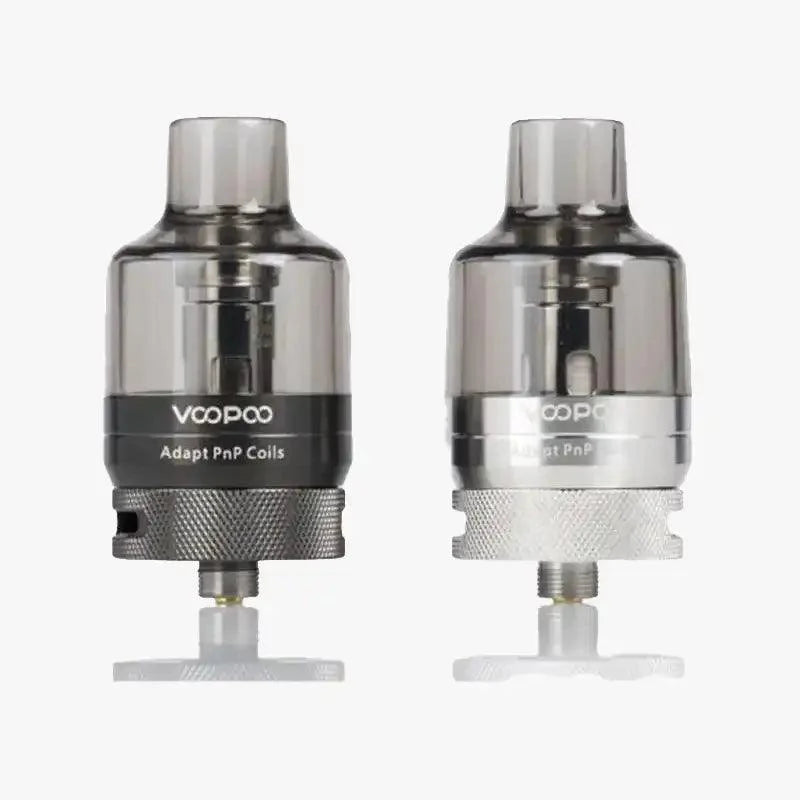 Voopoo PnP RTA Pod Tank,  Compatible with PnP Coils, Silver  Colour, Vape Wave UK