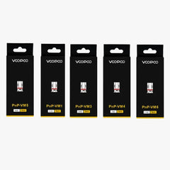 VooPoo PnP VM Replacement Coils VM1,VM3,VM4,VM5,VM6, Pack of 5, Vape Wave UK