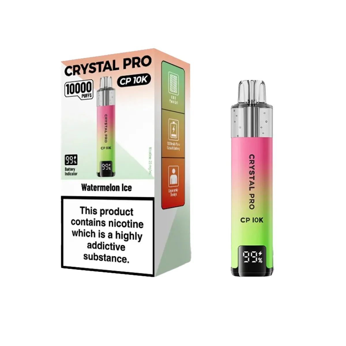 Crystal Pro CP 10K Prefilled Pod Vape Kit